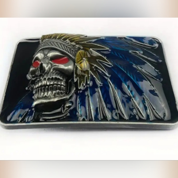 Native American belt buckle - Picture 3 of 3